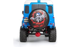ZUOLAN XUNJIAJIE 1/10 RC auto di ricambio copertura ruota copertura per 1/10 scale RC Crawler Car Accessori TRX4 SCX10 (#B)