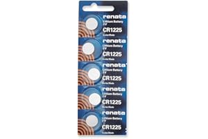 GOLDIA Pkg/5 Type CR1225 Renata Swiss Lithium Batteries