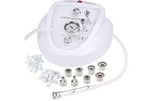 TOPDIRECT 45W Dispositivo profesional de dermoabrasión, 65-68cmHg Dispositivo de microdermoabrasión, microdermoabrasión de diamante, peeling facial, profesional equipo de salón de belleza facial uso doméstico