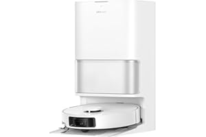 dreame L10s Ultra Gen 3 Kit Robot Aspirateur Laveur, 25000Pa, Brosse Latérale Rétractable à Levage, Système AceClean DryBoard, Auto-Nettoyage Serpillière, Séchage à l’Air Chaud, Contrôle Vocal & App