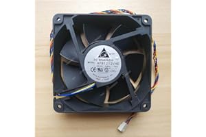 CYRMZAY Compatible pour Delta AFB1212VHE 12V 0.90A 12038 12cm 4-Wire Cooling Ventilateur