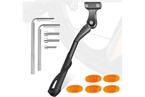 ANDIMEI Cavalletto Bici MTB per 24-28 - Cavalletto Fat Bicicletta 18mm 40mm per Elettrica Mountain Bike, Resistente Cavalletto Laterale per Ebike, BMX, Specialized Bike, Carico Massimo 35Kg