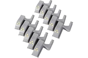 Mothinessto Luce a LED per Cerniera per armadietto, Luce a sensore LED per Cerniera Universale per Armadio per Armadio(Luce Bianca)