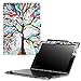 Price comparison product image MoKo Lenovo YOGA Book Case, Ultra Compact Slim Folding Build-in Stand Cover Case for Lenovo YOGA Book YB1-X90F, YB1-X91F 10.1 Inch 2-in-1 Tablet/Laptop, Lucky Tree