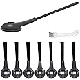 EATBALE Side Brush Replacement Parts for Shark AI Ultra 2-in-1 Robot Vacuum Cleaner Self-Empty RV2600WSEU / RV2500SEU, Accessories 360 Degree Rotating Brush with Cleaning Brush (8Pcs)