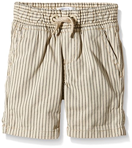 Pumpkin Patch Baby-Boys Connor Pull On Shorts Plain Shorts, Grey (Dark Grey), 3-6 Months (Manufacturer Size:3-6M))