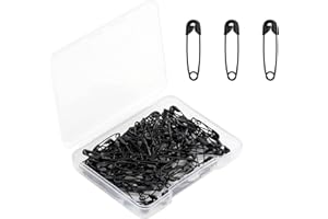 zoerbufan 150 imperdibles de Seguridad de 19 mm, de Gran Seguridad, curvados para Ropa, Manualidades, Costura, Costura, Costura, Manualidades, Resistente al óxido