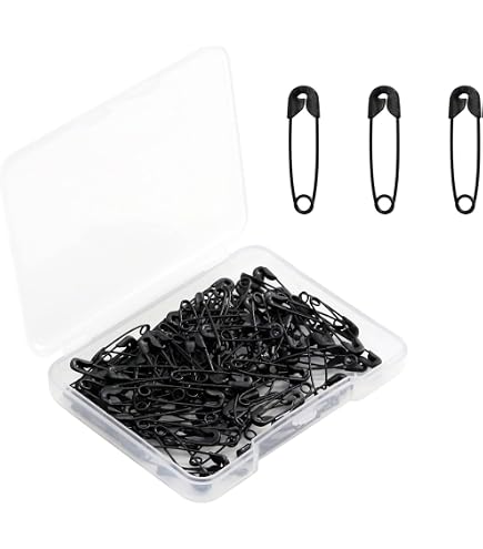 500 épingles De Sûreté En Forme De Gourde - Métal Doré, 22 Mm - Avec Boîte De Rangement, Pour Vêtements, Bricolage, Couture