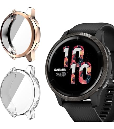 IQShield Verre Trempé Pour Garmin Venu 2s, Haut Définition Protection écran, Vitre Protection De Anti Rayures, 3D Couverture Complète, Sensible Au Toucher -2 Pièces