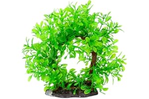 BSGP Plante artificielle en plastique pour aquarium - Décoration aquatique réaliste