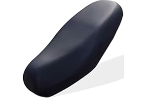 PEVRUAY Funda para Asiento de Moto Impermeable y Universal, Piel elástica, protección Solar y contra la Lluvia, Antideslizante, resiste arañazos y es Transpirable.