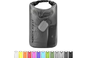 Nordlight Dry Bag and Waterproof Bags - 2l, 5l, 10l, 15, 20l, 30l Waterproof Pack Bags, with Roll Top Closure and Shoulder Strap | Swimming, Beach, Canoeing, Stand Up Paddling, Diving