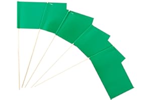 EVERFLAG Papierfähnchen: Grün 50er Packung