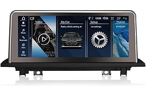 GONFEN Qualcomm 8-Núcleos Android 13 Radio de coche GPS Navegación para BMW X1 F48 2016-2017 NBT Soporte Apple CarPlay Android Auto 10,25 Pulgadas IPS 4GB+64GB Dab+ USB WiFi 4G Bluetooth IDrive CANBus