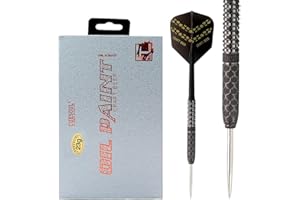 CUESOUL Set di Freccette in tungsteno con Punta in Acciaio al 90% con Finitura a Olio e Alette ROST