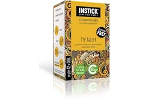 INSTICK JUST ADD WATER Instick Napój instant, bez cukru, o smaku „Radler”, 12 saszetek, na 12 x 0,5 l, proszek do przygotowania napoju, wegański, niskokaloryczny, z witaminą C, aromatyzowany