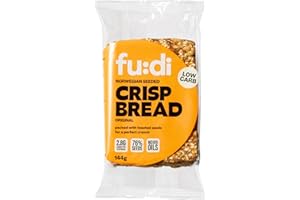 fu:di Norwegian Seeded Crispbread – Keto Crackers Made With 76% Seeds – Low Carb, High Fibre, Source of Protein, No Added Sugar, No Seed Oils – Pumpkin, Sunflower & Sesame Seed Biscuits (144g)