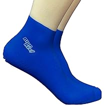 BLUE REEF Natation Chaussettes Anti Verruca 100% Latex Piscine Protège Zig Zag