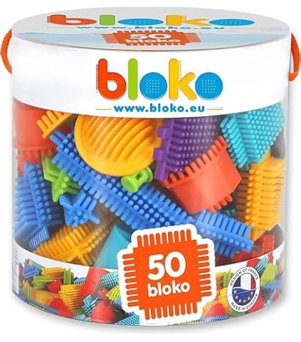 BLOKO - Barile da 100 1 piatto da gioco (rosa) - A partire da 12 mesi BLOKO - Barile da 100 1 piatto da gioco (rosa) - A partire da 12 mesi