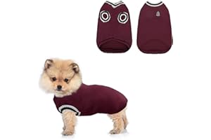 JODSEN Pull-Overs pour Chiens Pull d'hiver Manteau pour Chiens Vêtements pour Chien Costume en Tricot Chaud pour Chien Chat Sweats Veste Gilet Vêtements pour Temps Froid Petite Moyens Grands Chiens Chiot