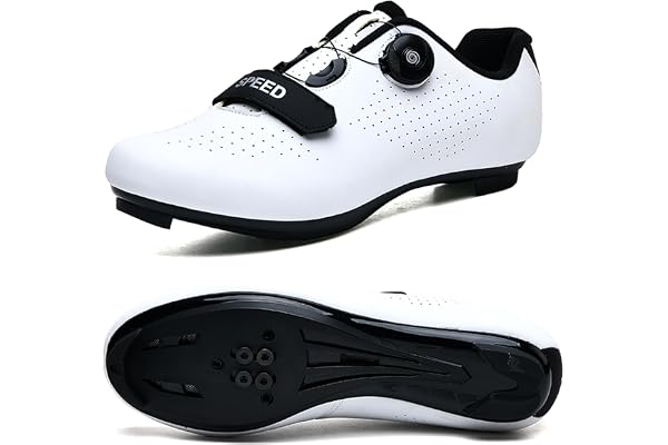 Enfärgade Cykelskor, Road Bike & MTB Cykelsko För Män Dam, Pro Outdoor Sneakers Kompatibel Med Peloton SPD/SPD-SL & Look