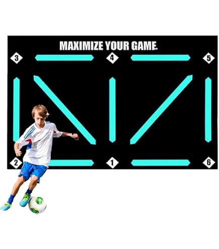 Tappetino Per Allenamento Calcio 60x90 Cm - CHANCCI, Antiscivolo Per Il Controllo Palla