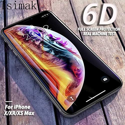 Pheonix Tempered Glass for iPhone Xs Max 6D (Black)