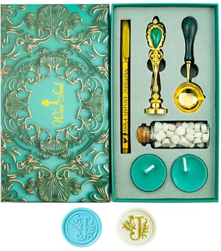 Wax Stamp Set, 7 Pieces, Wax Seal Stamp, Brass Heads and 1 Piece Wooden Handle, Seal Wax, Vintage Model, Removable Dry Stamp Wax Stamp Set, 7 Pieces, Wax Seal Stamp, Brass Heads and 1 Piece Wooden Handle, Seal Wax, Vintage Model, Removable Dry Stamp