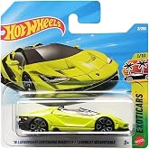 Hot Wheels '16 Lamborghini Centenario Roadster - Neon Green - Short Card - JJK74 (1/64)