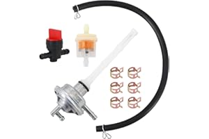 Dokili Rubinetto benzina sotto pressione 15 mm per Piaggio Liberty Zip Vespa ET2 ET4 125 150 LX 50 4T