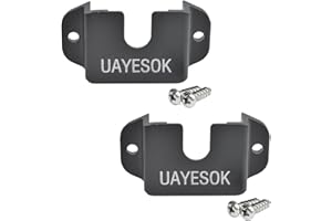 UAYESOK Supports pour Talkie-walkie 3 en 1 pour Voiture, Radio& Haut-Parleur& Micro pour Radio Mobile, avec Dos Adhésif 3M, pour Baofeng, Kenwood, Motorola, Quansheng (Noir, 2 pcs)