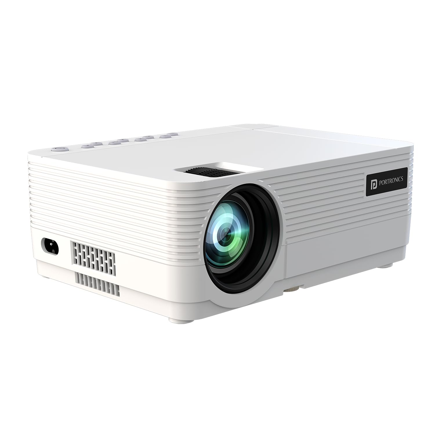 Portronics Beem 420 LED Projector with 3200 Lumens, 1080p Full HD Native, Upto 250 Inches Display, iOS Screen Mirroring, 5 Wa