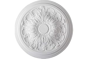 COPLEYS Ceiling Rose Valencia Lightweight Resin Mould Not Polystyrene Easy to Fix 51cm