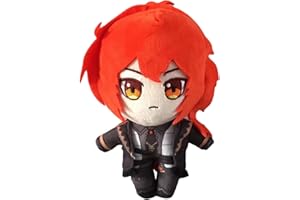 KUKUSHINING Genshin Impact Pluszowy, 20CM Anime Rysunek Pluszowy Miękka Zabawka Z Kreskówki Śliczna Wypchana Lalka Dla Fanów Prezenty Urodzinowe(Diluc)
