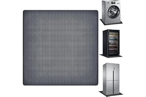 WYYFXY® Kühlschrankmatte Silikon, 60 × 60cm Tropfschale Kühlschrank Bodenschutz Silikon Antirutschmatte für Kühlschrank Waschmaschine Trockner (Grau)