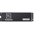 TEAMGROUP T-Create Classic 1TB Read/Write up to 5,000/4,500MBs 600TBW Design for Creators NVMe M.2 PCIe Gen4x4 3D NAND TLC SSD w/SLC Cache & Graphene HeatSink for Laptop & Desktop TM8FPM001T0C329