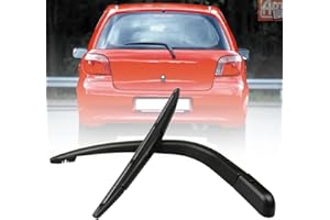 HONEYHOUSE Tergicristallo posteriore per Toyota YARIS 99 – 05, braccio tergicristallo posteriore, set e spazzola tergicristallo adatto per il 1999 – 2005 Toyo-ta YARIS