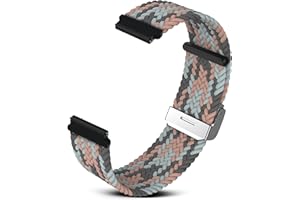 RoYiio Bracelet en Nylon pour Largeur de 22mm, Confortable et Respirant, avec Boucle à Dégagement Rapide, Sangle en Nylon pour Hommes et Femmes - X MFHB