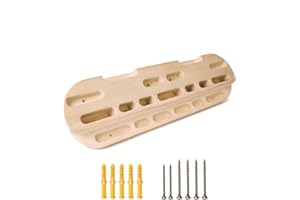Cnwinu Wooden Climbing Board,Climbing Frame,Rock Climbing Holds,Climbing Fingerboard Hold Hangboard,Climbing Frame Accessories With Screws,Fingertip Strengthener For Enhance Finger Strength
