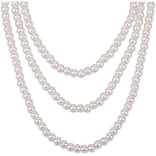 Parel Armband Set 5 Stuks Witte Parel Armbanden Voor Vrouwen Stapelbare Faux Parel Armbanden Parel Stretch Armbanden Multi Layer Kostuum Parel Armband Voor Bruidsmeisjes Bruids Dame Prom Party Gift