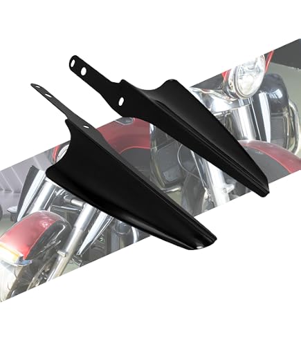 Beinschild Mit Lautsprecher Für Harley Davidson Street Glide (2014-2022) – ABS, Schwarz, Verstellbare Lüftung
