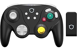 NYXI Warrior Bluetooth Manette Switch pour Switch/NGC/Wii/PC, Manette Switch sans Fil avec joysticks/triggers à effet Hall, Manette Switch Pro avec Micro-interrupteurs Optiques A/B/X/Y, HD Rumble