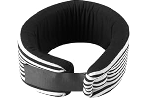 HAOFY Halskrause, Halsstütze Weiche Schwammschnalle Halskragen Verstellbare Halskrause Lindert Rückenschmerzen und Druck, Halsbandstütze(S)