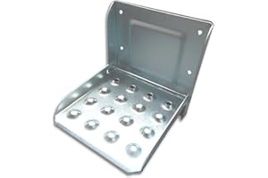 HOMRY Trupa Faltstufe LKW-Anhänger-Montagebügel, Silber, Stahl mit Zinkbeschichtung, Seitenmontage