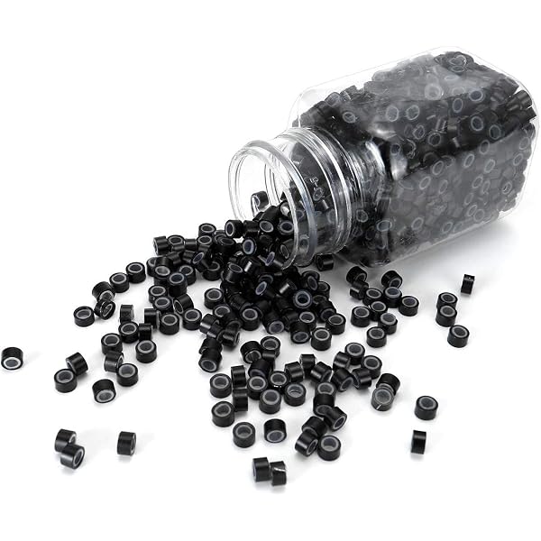 Copper Micro Rings Nano I-Tip Extension Rings 500/1000 Pcs Nano Copper Micro Rings With ...