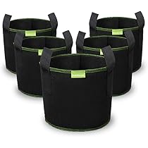 4 Pack Mesh Planting Bags For Pond Plants Reusable Grow Containers For Water Lily Iris Terrestrial Herbs Flowers(round