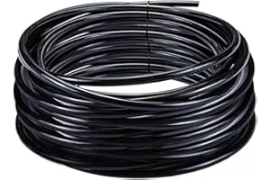 SSEHCWAN Micro Irrigation Tube, 10M Drip Irrigation Line I.D 4mm/O.D 7mm Watering Tubing Hose Garden Irrigation Supply Pipe for Garden Lawn Automatic Irrigation System