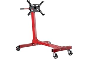 WilTec Soporte de Motor hasta 450kg Elevador de Motor Gato de transmisión Caballete Elevador Gato de Garras