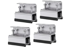 PENYUY Roof Rack Mount Kit- 304 Stainless Steel Roof Mount Kit Compatible with ProMaster/Boxer/Ducato/Jumper Vans, Corrosion Resistant Van Roof Rack Brackets - Easy Installation for Camping & Delivery (4)