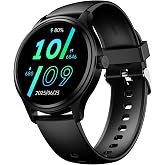 boAt Lunar Discovery Neo, 1.39" (3.5 cm) Round HD Display, Premium Metallic Finish, Animated Watchfaces, 100+ Sports Mode, Bl